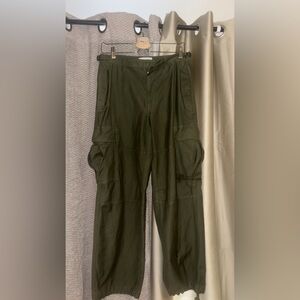 TNA Dark Green Cargo Pants
